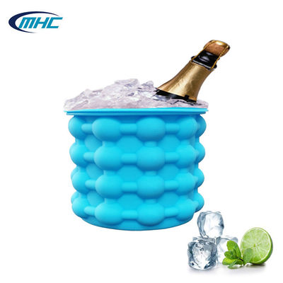 Secchiello del ghiaccio pieghevole Eco del creatore del cubetto di ghiaccio della muffa del ghiaccio del silicone amichevole