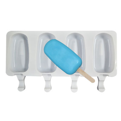 Fatto a mano riutilizzabile del creatore della muffa del gelato del ghiacciolo del silicone DIY su misura