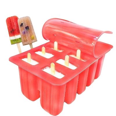 Il ghiacciolo fatto a mano del ghiaccio del silicone modella lo schiocco sostenibile del gelato modella su misura