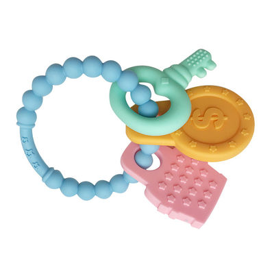 Clip amichevole Ring Teether della tettarella del commestibile dei prodotti del silicone del bambino di Eco