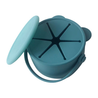 L'orso d'alimentazione della ciotola del silicone dei bambini modella BPA ciotola libera di addestramento del bambino su misura