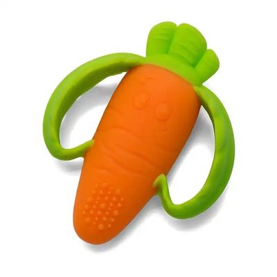 Il bambino Teether, silicone del silicone di MHC dei bambini della carota gioca su ordinazione