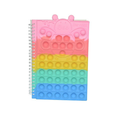 Le api del silicone schioccano la copertura di nuovo ad irrequietezza Toy Notebook che della scuola A5 allentano le bolle a spirale