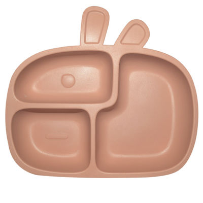 Il silicone del bambino di MHC ha diviso la piastrina con il silicone libero di aspirazione BPA l'animale stabilito d'alimentazione che ha modellato