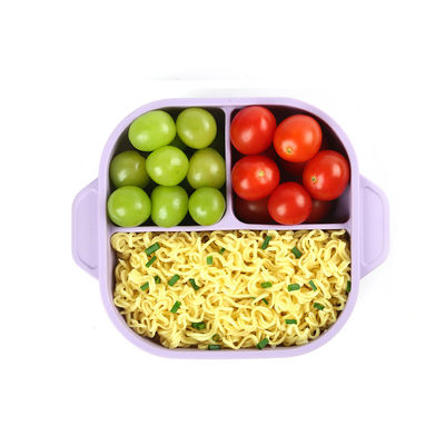 Ciotola d'alimentazione del silicone impermeabile del bambino stoviglie antisdrucciolevoli addestramento neonato con il cucchiaio