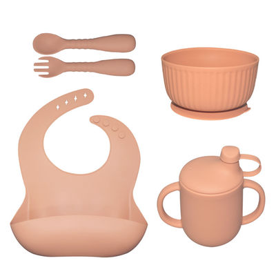Prodotti in silicone per bambini senza BPA Tazze di aspirazione antiscivolo Piatti per bambini alla stivata