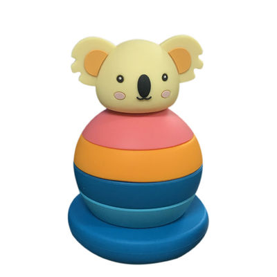 Blocchi di accoppiamento in silicone didattico personalizzabili Blocchi di partite di partita Blocchi di gioco Giocattoli Montessori
