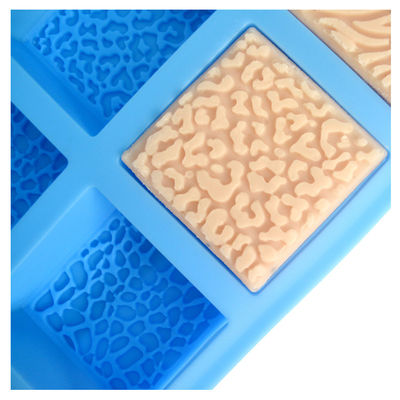 MHC Alta Qualità Customized Food Grade 3d Manifattura Rettangolo Silicone Sapone Stampo