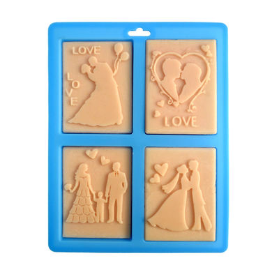 MHC Eco-Friendly OEM/ODM Silicone Sapone Stampo Personalizzare Creare Sapone Stampi per la fabbricazione di sapone