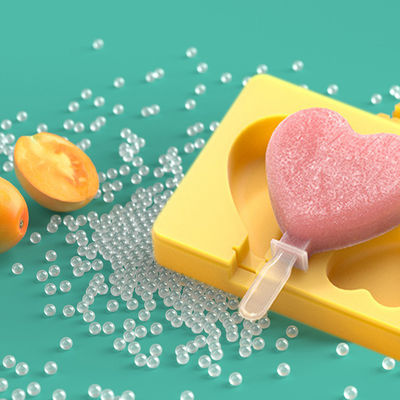 MHC Forma di cuore gelato Forme Silicone grande con bastoncini Popsicle per bambini bambini piccoli