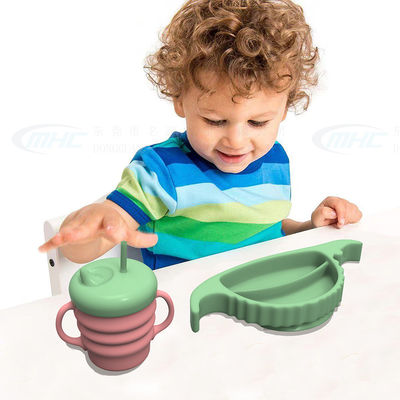 MHC Bottiglia per l'alimentazione del bambino Nuovo nato gratuito Svenimento auto essenziali Bambini Bambini LED Coppe di alimentazione aperte
