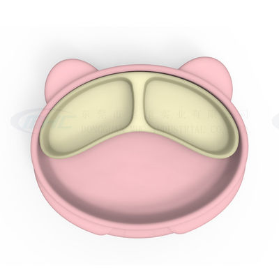 MHC Piatto di alimentazione per animali Panda per bambini senza Bpa Piatto di aspiratura in silicone per cucina non tossico
