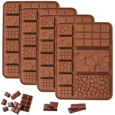 MHC Natale profondo Dubai Bar di cioccolato Stampo personalizzato grande rettangolo silicone cioccolato Stampo