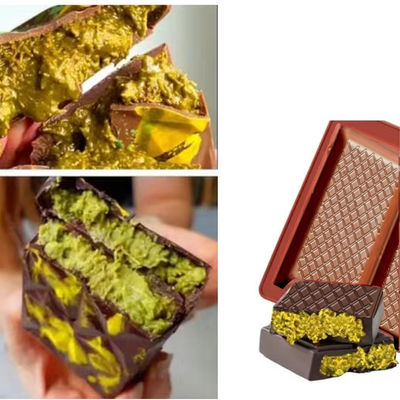MHC Molde di cioccolato natalizio per grande bar geometrico Nuovi stampi a forma di silicio profondi Stampi di cioccolato Dubai
